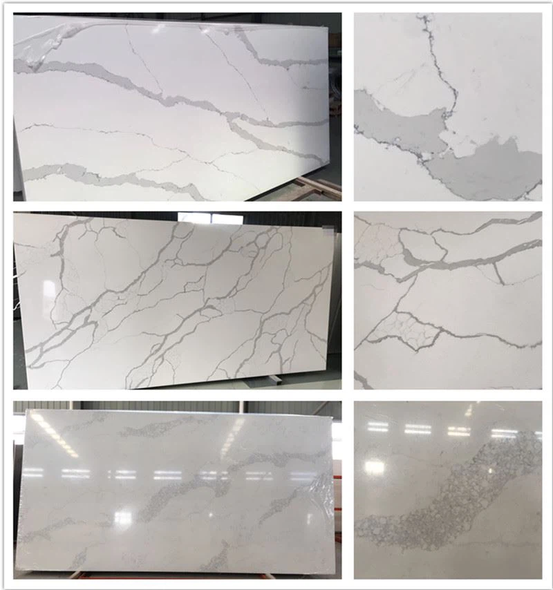 Calacatta Quartz Slabs For Kitchen Countertops