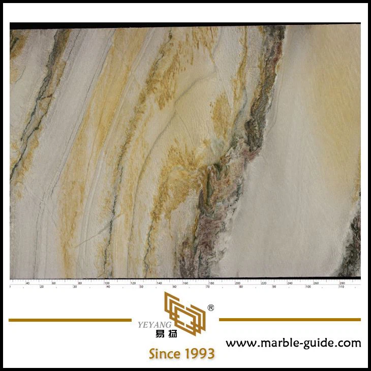 মেনশনের জন্য বিলাসবহুল পাথর রেইনবো ইমপ্রেশন মার্বেল