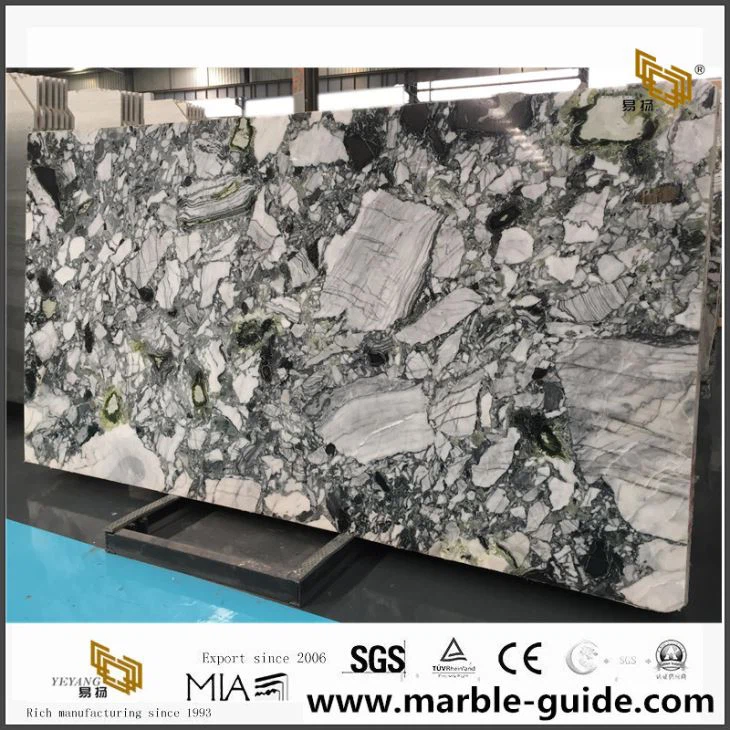 Luxury Ice Jade Marble Slab For Interior Decoration
