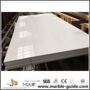 প্রাচীর প্রকল্পগুলির জন্য কৃত্রিম খাঁটি সাদা মার্বেল পাথর