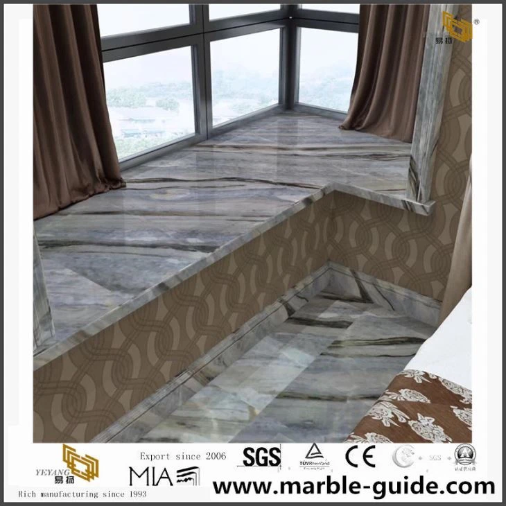 Blue Danube Marble Slabs For Villa